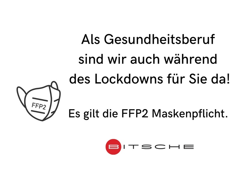 Wir sind auch während des Lockdowns für Sie da.