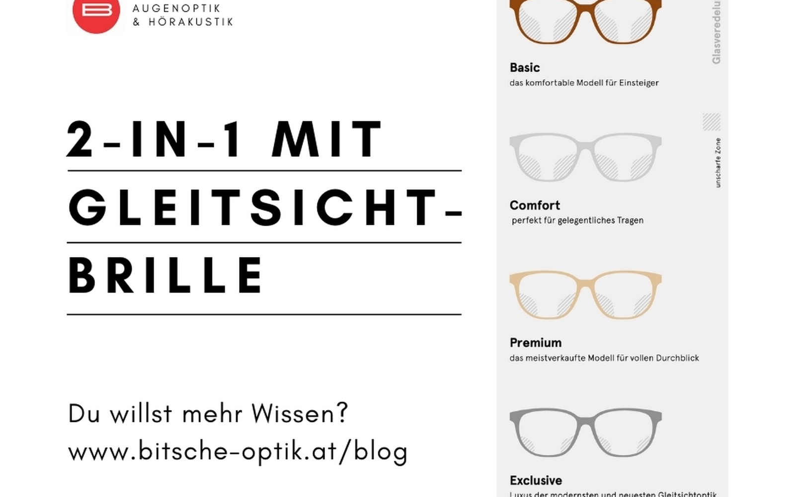 2-in-1 mit Gleitsichtbrille